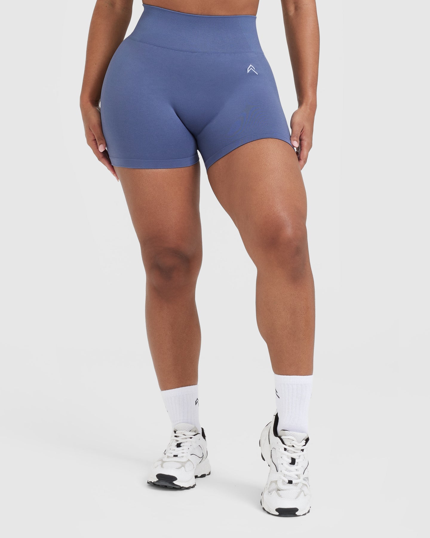 Classic Seamless 2.0 Booty Shorts Slate Blue Marl | Oner Active US
