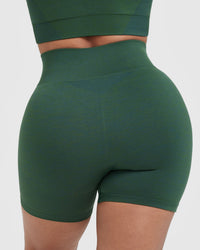 Classic Seamless 2.0 Mid Shorts | Evergreen Marl