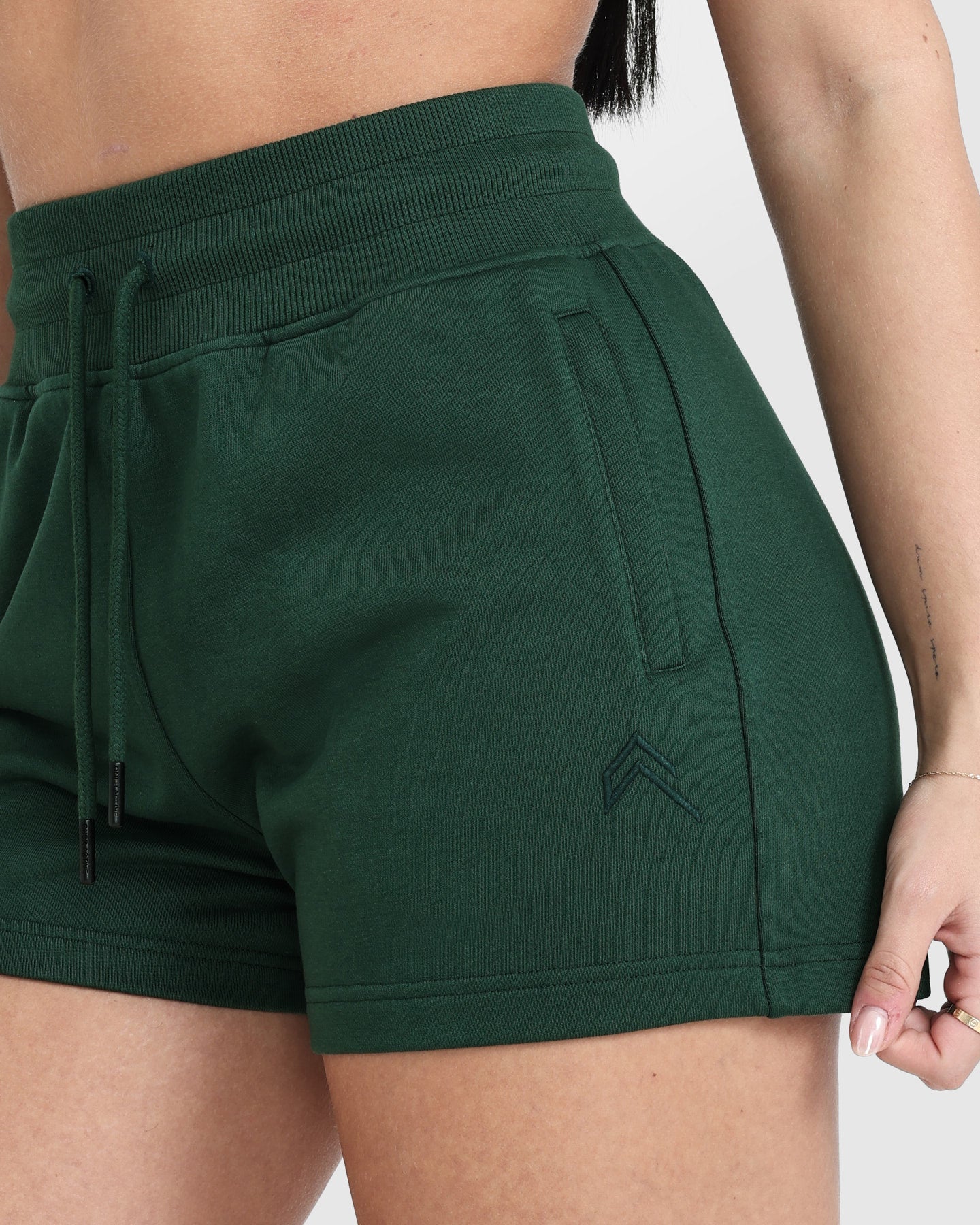 Soft Cotton Shorts Women's in Evergreen | Oner Active
