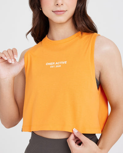 Graphic Jersey Tank | Washed Sunset