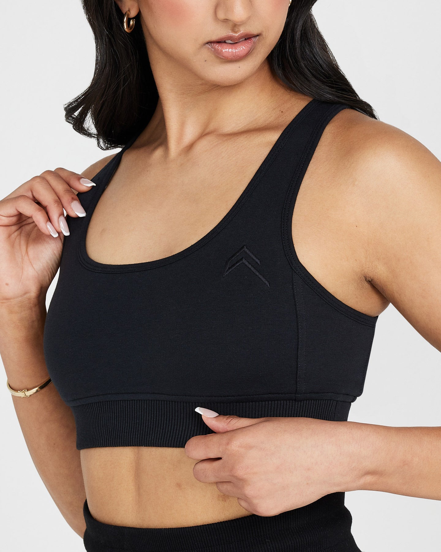 THE SEAMLESS ESSENTIAL BRALETTE TOP - BLACK - Dion of Paeania