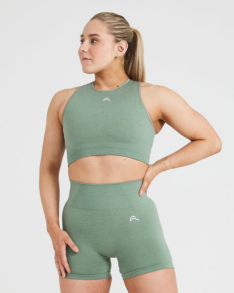 2024 Oner Active crop Top mineral green