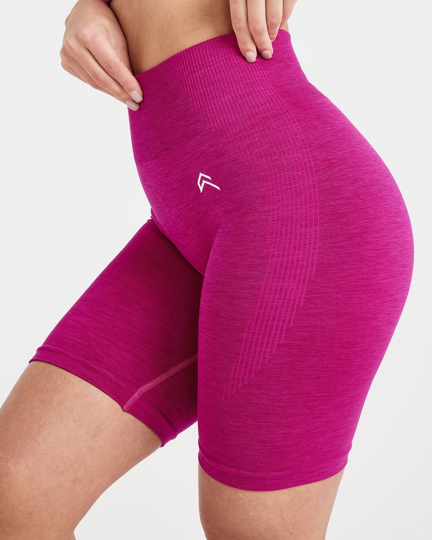 Pink Solid Color Biker Shorts, Pastel Light Pink Premium Women's Cycling  Shorts-Made in EU/MX