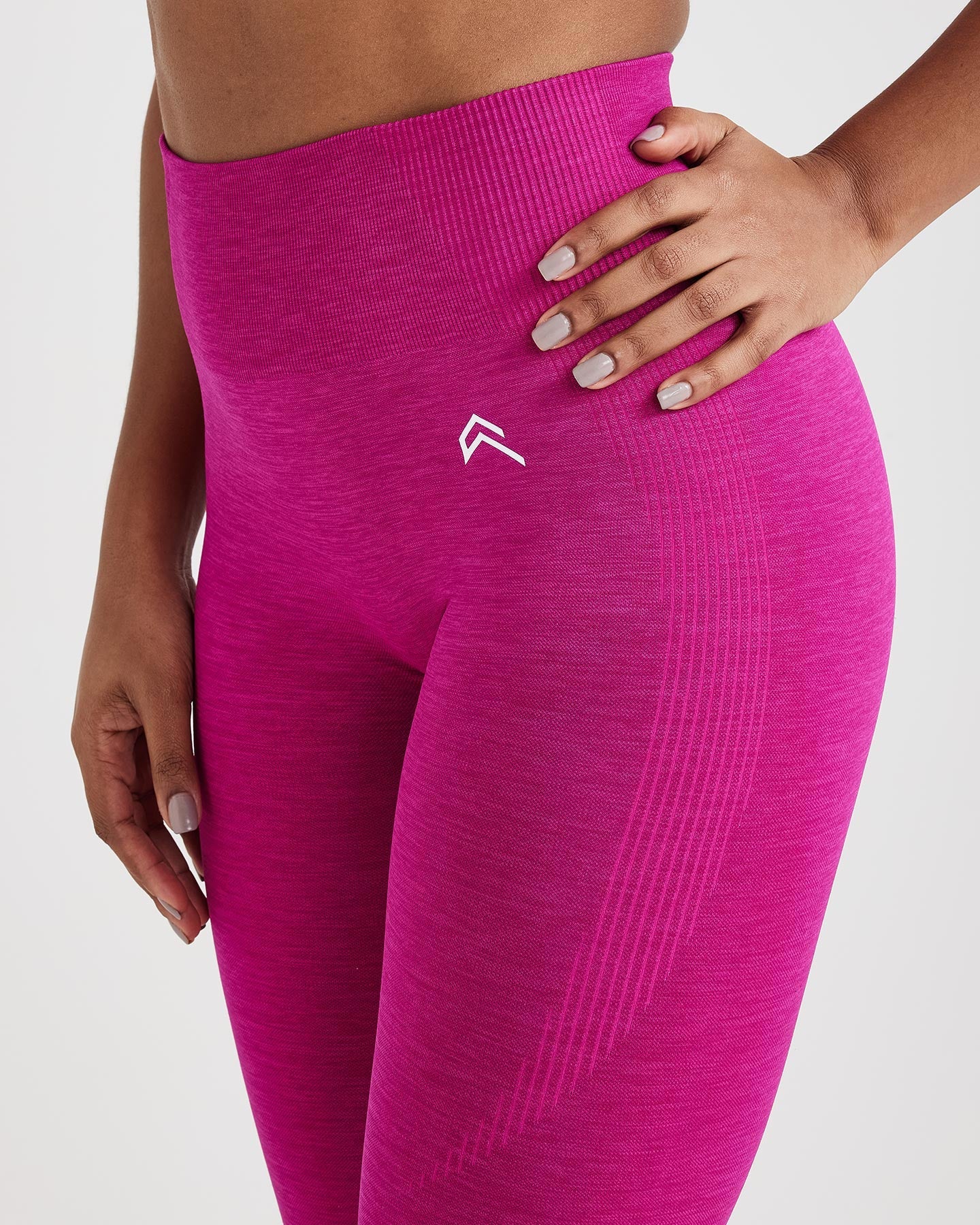 Victory Seamless - Pink Marl – Stylish AF Fitness Co