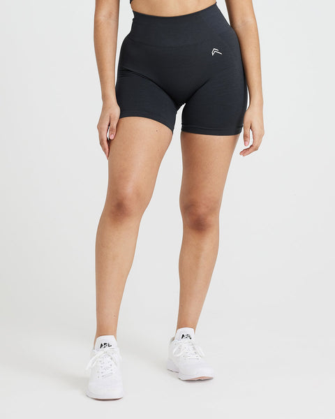 Womens Seamless Gym Shorts - Coal Marl | Oner Active US