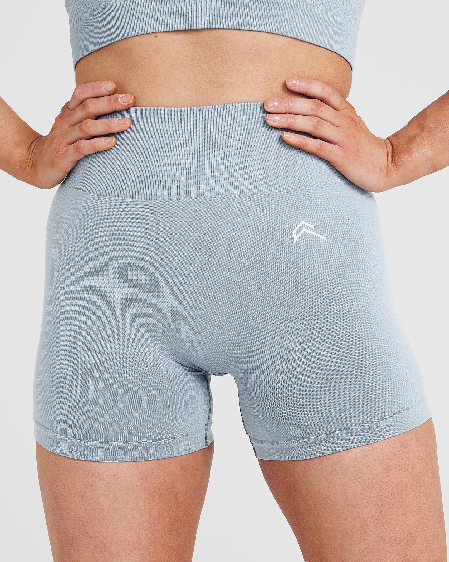 Shorts Active Waisted Grey - | Oner US Smoke High Marl Seamless