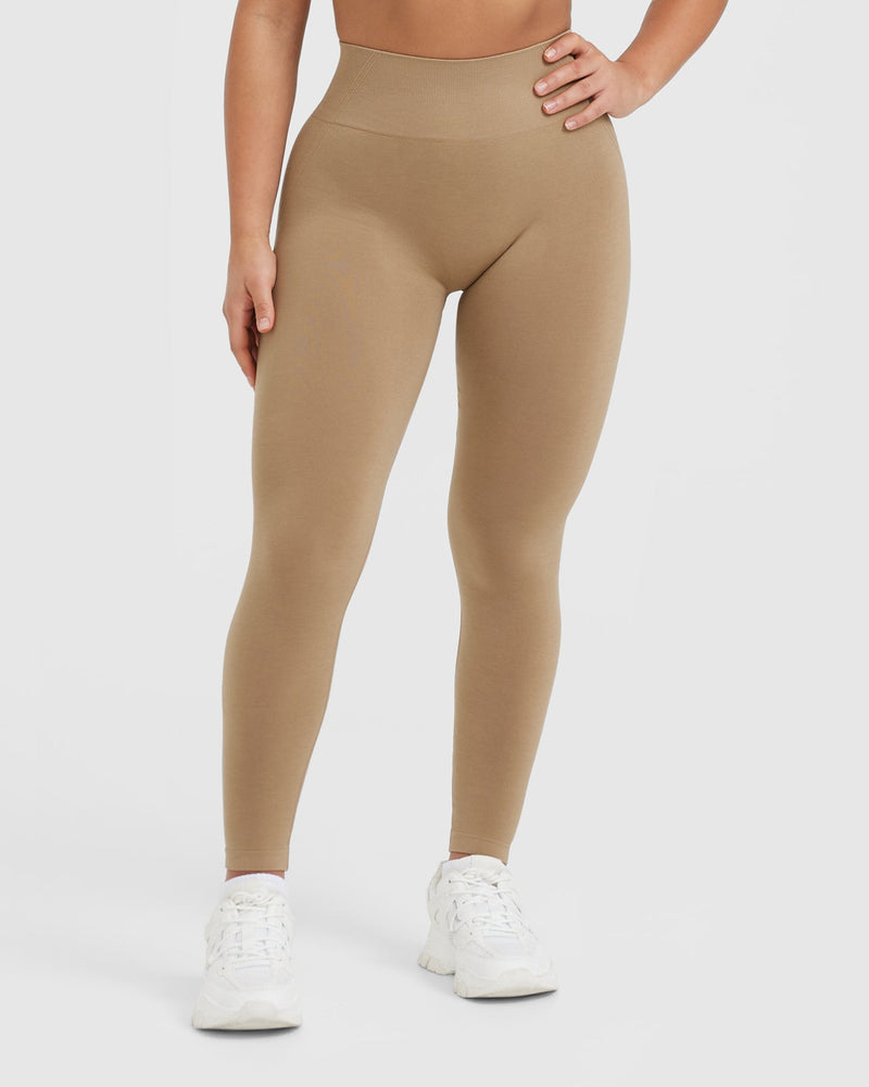 Buy Designers Resource light Beige colored leggings for women at