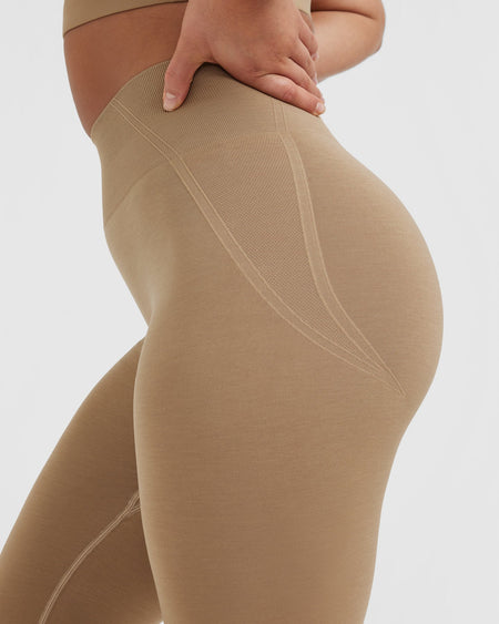Brown short leggings on sale