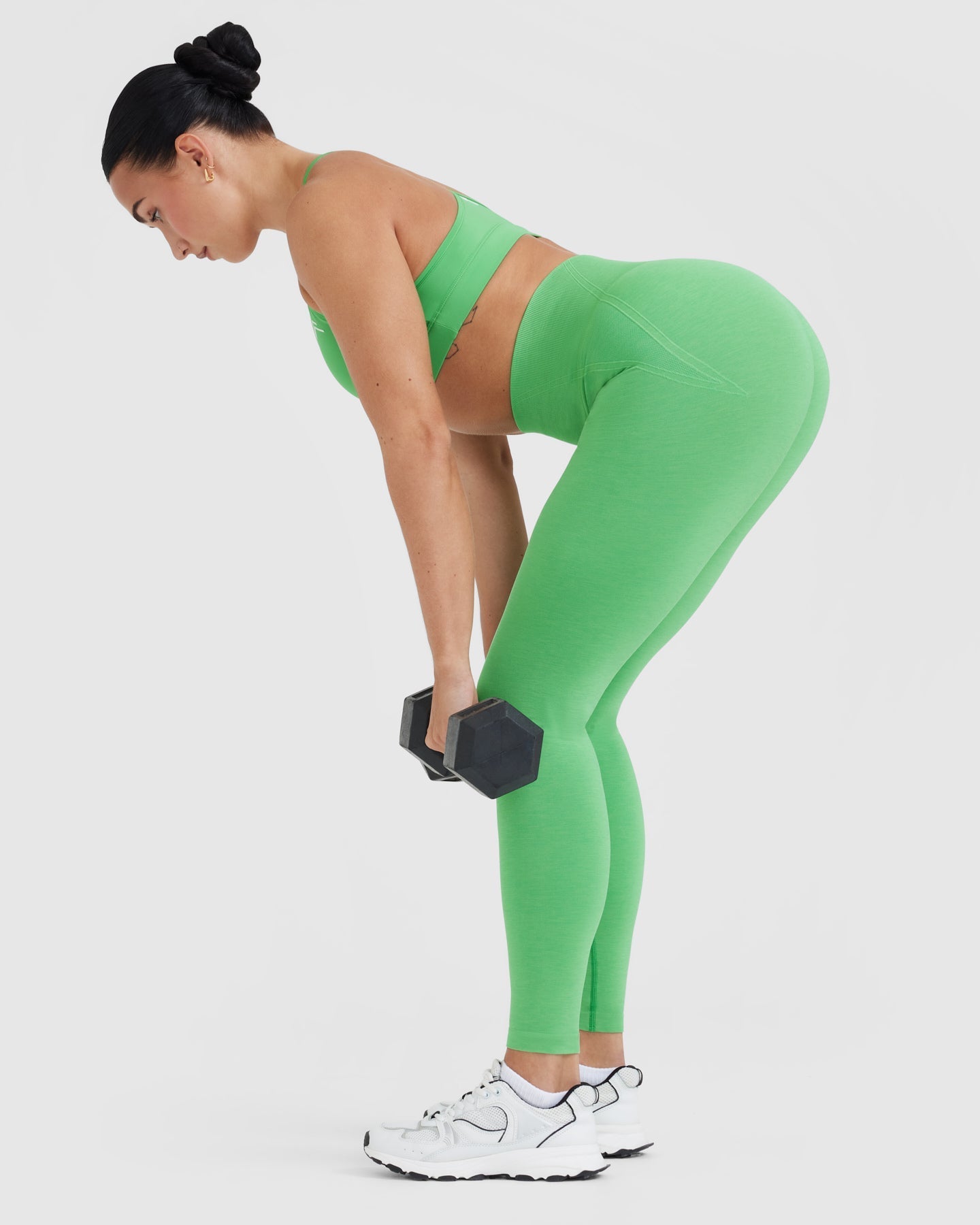 Daisy Street Plus Active leggings in jade green