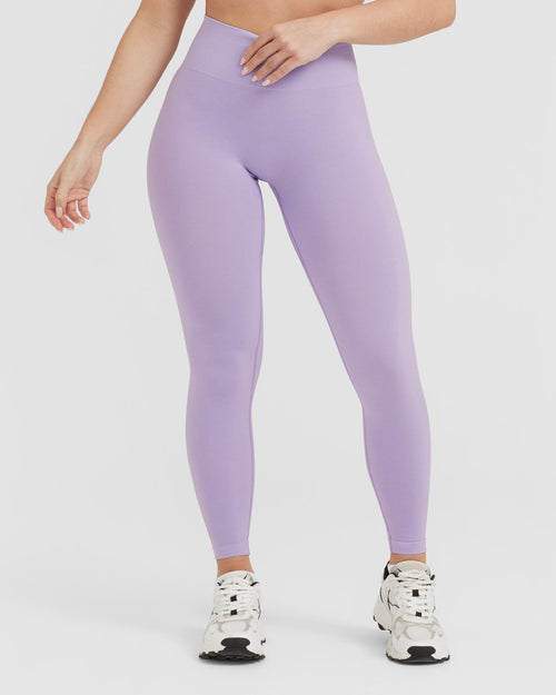 YOURS Plus Size Lilac Purple Cropped Leggings