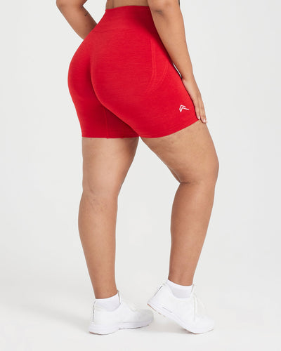 Candy Red Effortless 2.0 Seamless Shorts - ActiveOne