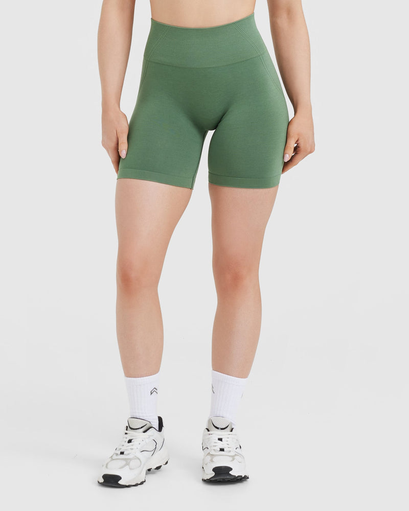 CHILY FIT Gavelo Seamless Booster Forest Green Sports BH