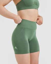 Effortless Seamless Shorts | Forest Green
