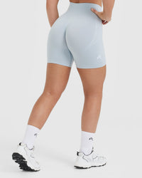 Effortless Seamless Shorts | Ice Blue