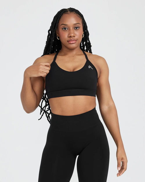 Black sports leggings