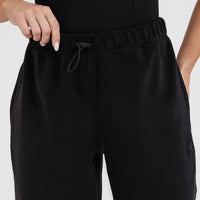 Fleece Oversized Joggers | Black