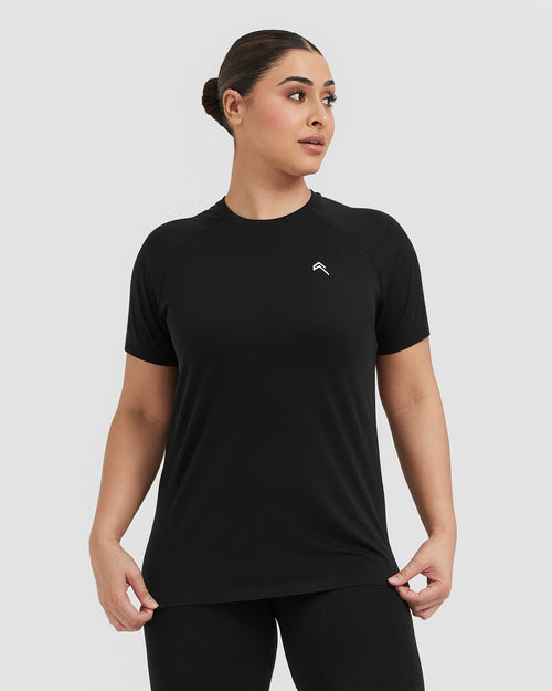 Oner Modal Go To Seamless Loose Top | Black