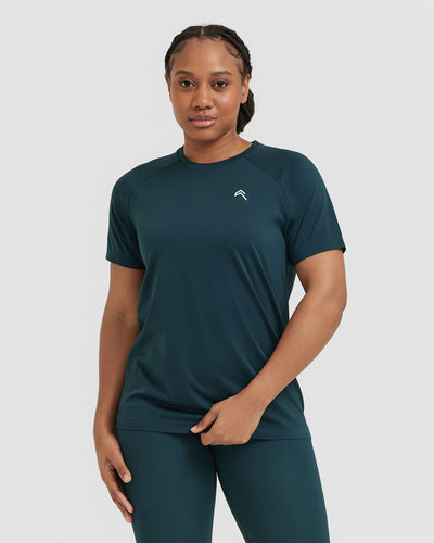 Loose Fitting Workout Tops Oil Blue Oner Active US