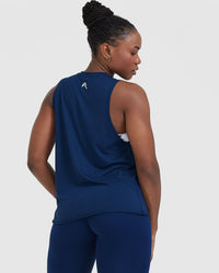 Go To Muscle Vest | Midnight Blue
