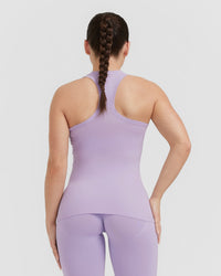 Go To Seamless Fitted High Neck Vest | Wisteria Purple