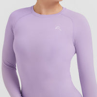 Go To Seamless Fitted Long Sleeve Top | Wisteria Purple
