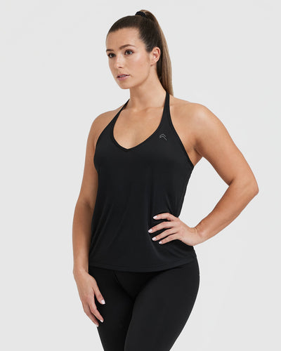 Women's Workout Top Black - Loose Fit
