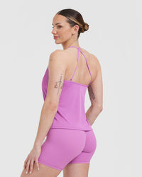 Go To Strappy Loose Vest | Orchid Purple