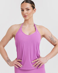 Go To Strappy Loose Vest | Orchid Purple