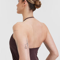 Go To Strappy Loose Vest | Plum Brown