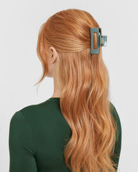 Hair Claws 2 Pack | Green Multi