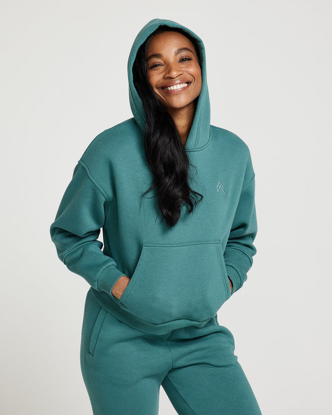 Dark green shop hoodie women's