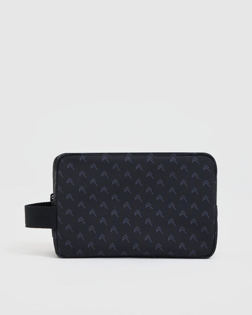 Oner Modal Large Monogram Washbag | Black