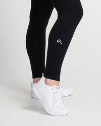 Classic Seamless Leggings | Black Marl