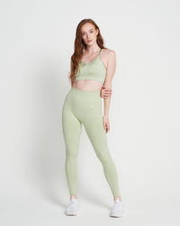 Classic Seamless Leggings | Pistacchio Marl