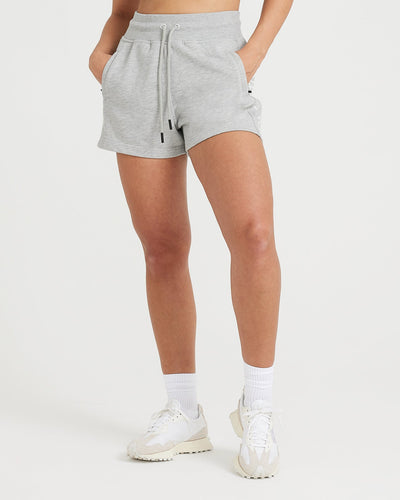 Womens Lightweight Shorts - Silver Marl | Oner Active US