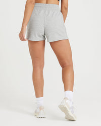 Classic Lounge Lightweight Shorts | Silver Marl