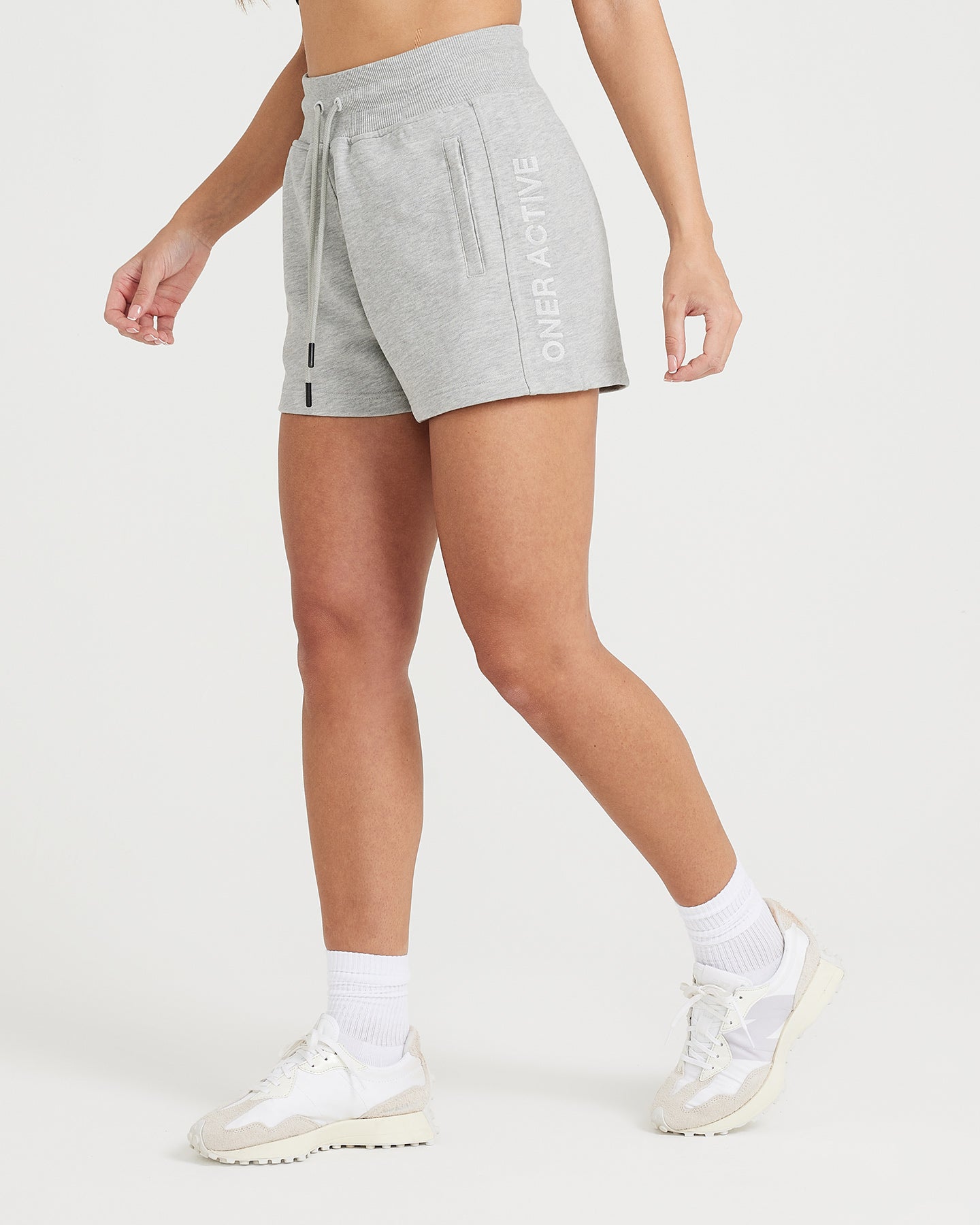 Womens Lightweight Shorts - Silver Marl | Oner Active US
