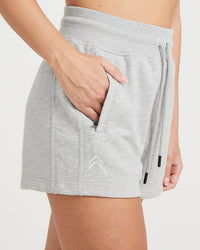 Classic Lounge Lightweight Shorts | Silver Marl