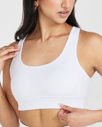 Classic Lounge Bralette | White