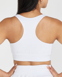 Classic Lounge Bralette | White