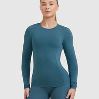 Mellow™ Soft Long Sleeve Top | Lake Blue