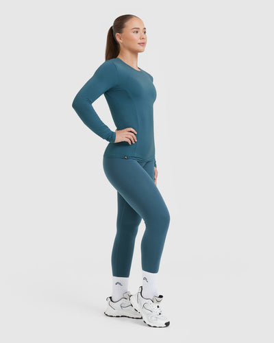 Mellow™ Soft Long Sleeve Top | Lake Blue