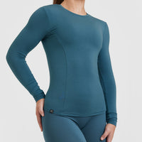 Mellow™ Soft Long Sleeve Top | Lake Blue