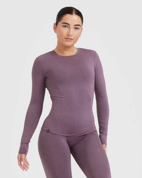 Mellow™ Soft Long Sleeve Top | Vintage Purple