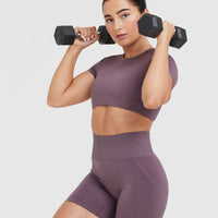 Mellow™ Soft Mid Short Sleeve T-Shirt | Vintage Purple