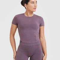 Mellow™ Soft Mid Short Sleeve T-Shirt | Vintage Purple