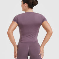 Mellow™ Soft Mid Short Sleeve T-Shirt | Vintage Purple