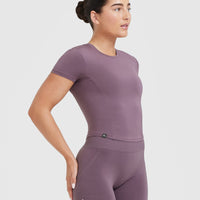 Mellow™ Soft Mid Short Sleeve T-Shirt | Vintage Purple