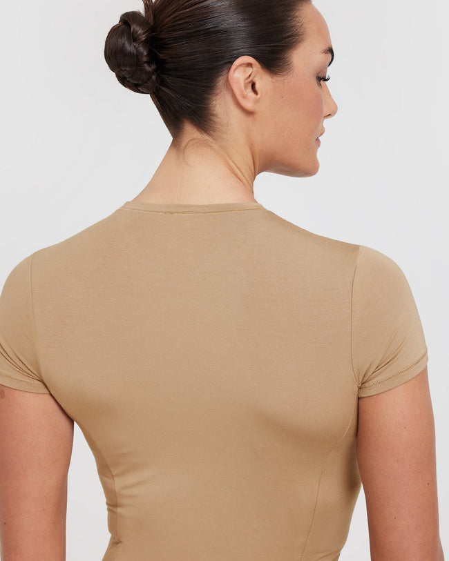 Mellow™ Soft Short Sleeve T-Shirt | Dune Brown