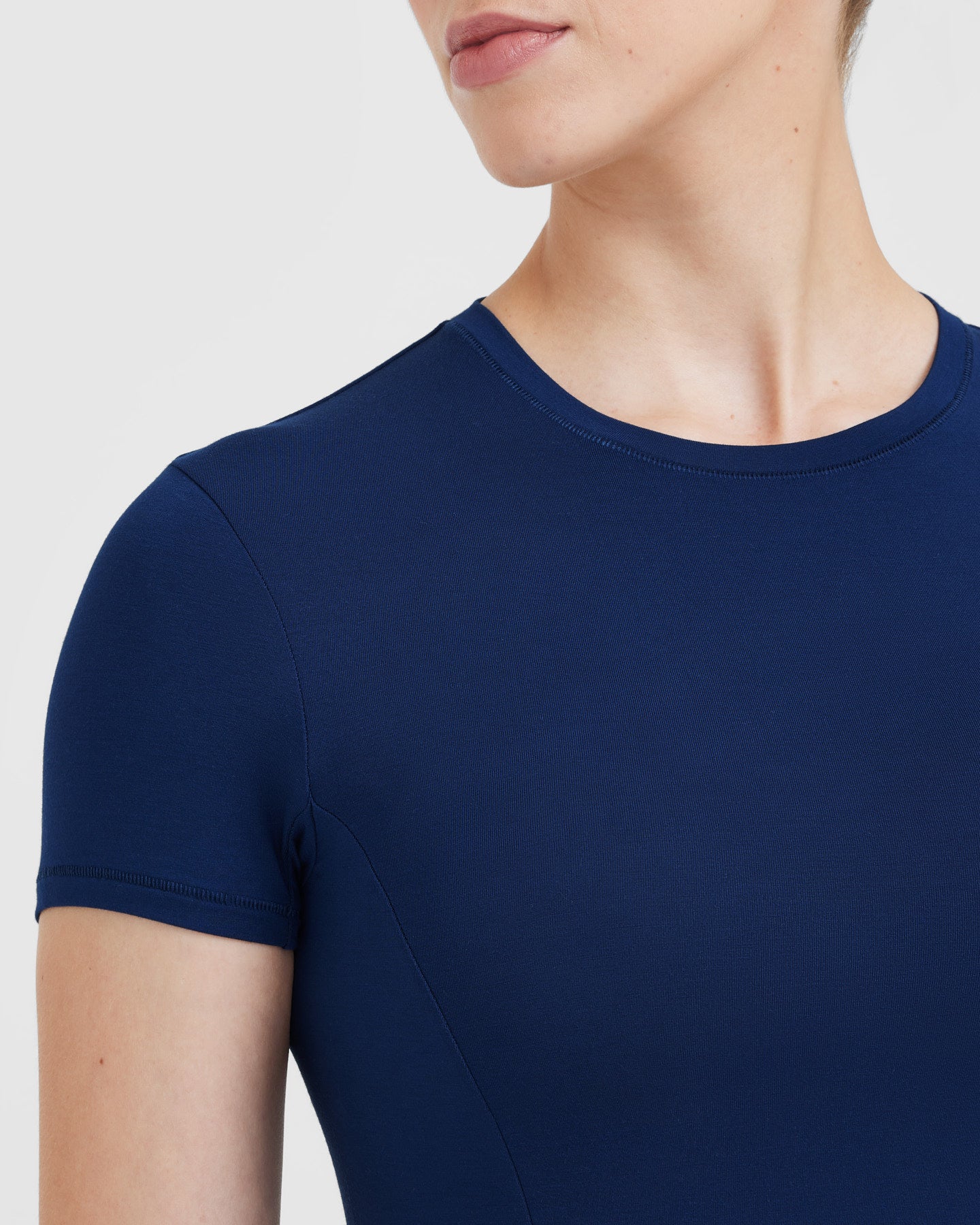 Blue Short Sleeve Shirt Women's - Midnight | Oner Active US